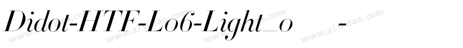 Didot-HTF-L06-Light_0手机版字体转换