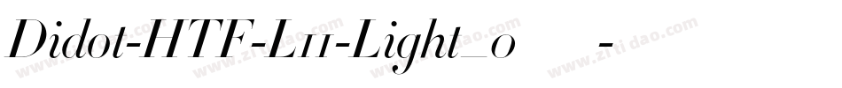 Didot-HTF-L11-Light_0手机版字体转换