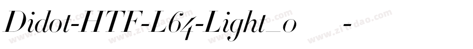 Didot-HTF-L64-Light_0手机版字体转换