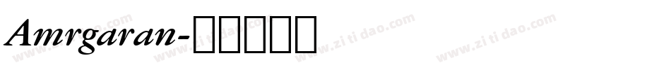 Amrgaran字体转换