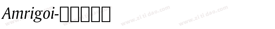 Amrigoi字体转换