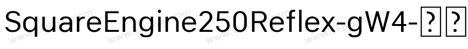 SquareEngine250Reflex-gW4字体转换