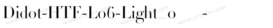 Didot-HTF-L06-Light_0手机版字体转换