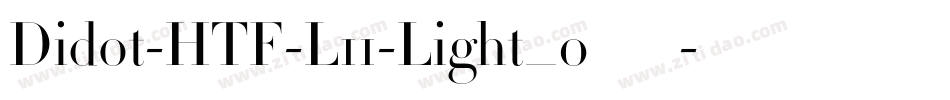 Didot-HTF-L11-Light_0手机版字体转换