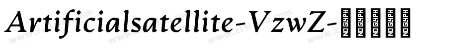 Artificialsatellite-VzwZ字体转换