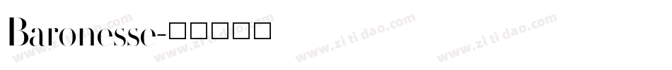 Baronesse字体转换