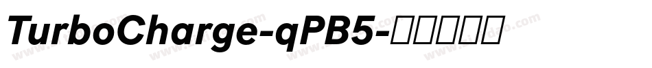 TurboCharge-qPB5字体转换