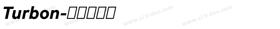 Turbon字体转换