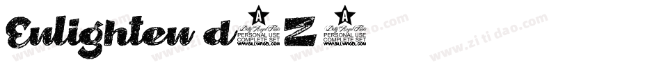 Enlighten-d3Z6字体转换