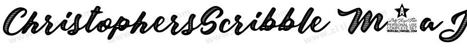 ChristophersScribble-M7aJ字体转换