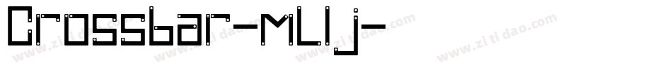 Crossbar-mLlj字体转换
