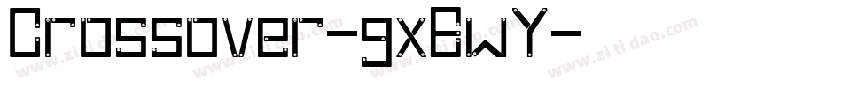 Crossover-gxEwY字体转换