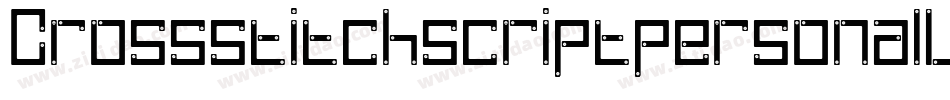 CrossstitchscriptpersonalUse-6BzM字体转换