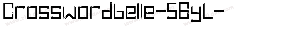 Crosswordbelle-5EyL字体转换