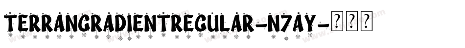 TerranGradientRegular-n7AY字体转换