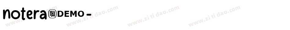 notera2字体转换