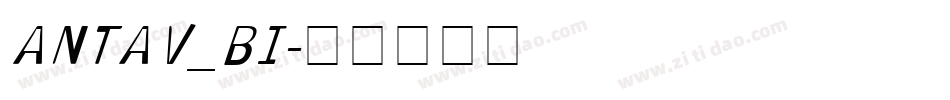 ANTAV_BI字体转换