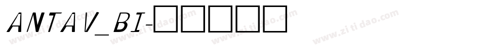ANTAV_BI字体转换