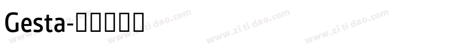 Gesta字体转换