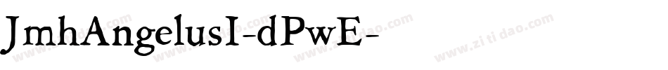 JmhAngelusI-dPwE字体转换