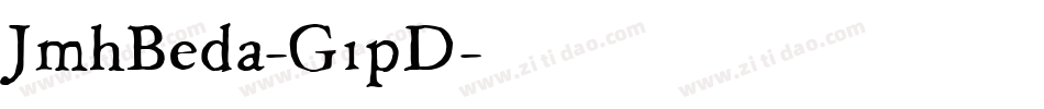 JmhBeda-G1pD字体转换