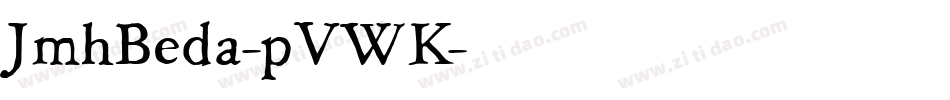 JmhBeda-pVWK字体转换
