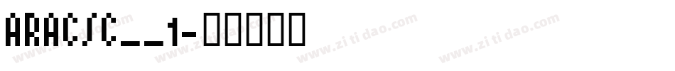 ARACSC__1字体转换