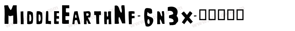 MiddleEarthNf-6n3x字体转换