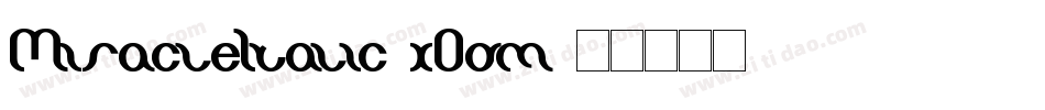 MiracleItalic-x0dm字体转换