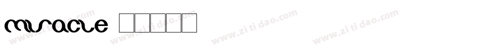 miracle字体转换