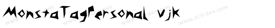 MonstaTagPersonal-vjK4字体转换