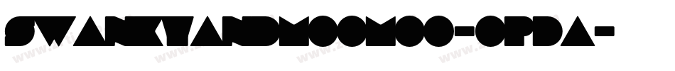 SwankyAndMooMoo-opdA字体转换