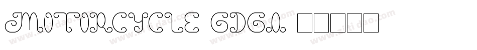 Motorcycle-GdGa字体转换
