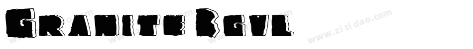 Granite-Bgvl字体转换