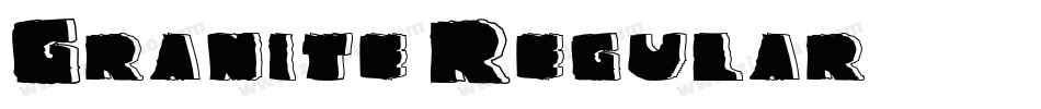Granite-Regular字体转换