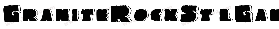 GraniteRockSt-lGae字体转换