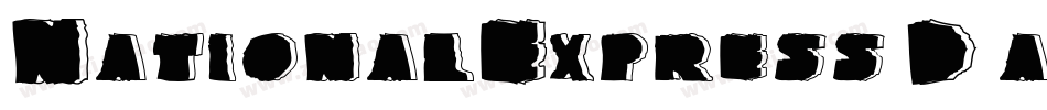 NationalExpress3D-a4PJ字体转换