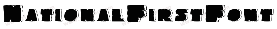 NationalFirstFont-vvj9字体转换
