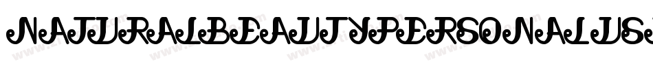NaturalBeautyPersonalUseRegular-MR8J字体转换 NaturalBeautyPersonalUseRegular-MR8J字体转换