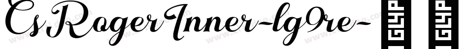 CsRogerInner-lg9re字体转换