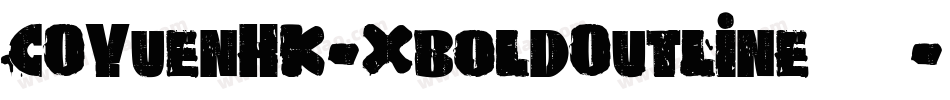 COYuenHK-XboldOutline转换器字体转换