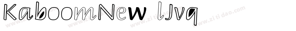 KaboomNew-lJvq字体转换