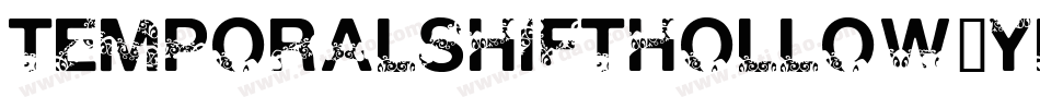 TemporalShiftHollow-YEXL字体转换