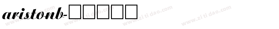 aristonb字体转换