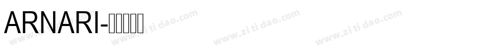 ARNARI字体转换