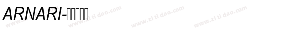 ARNARI字体转换