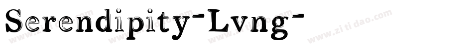 Serendipity-Lvng字体转换