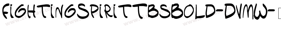 FightingSpiritTbsBold-DVmW字体转换