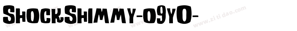 ShockShimmy-o9y0字体转换