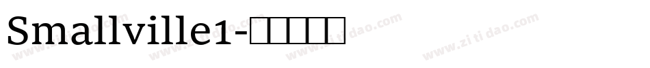 Smallville1字体转换